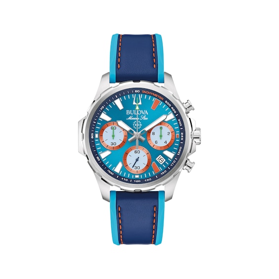 Bulova Miami E1 Racing Marine Star B Chronograph Men's Watch 96B460