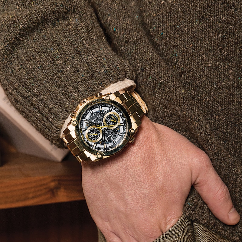 Main Image 4 of Bulova Precisionist Icon Chronograph Men's Watch 97B218