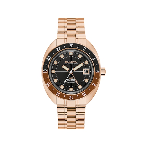 Bulova Oceanographer GMT Automatic Mens Watch 97B215