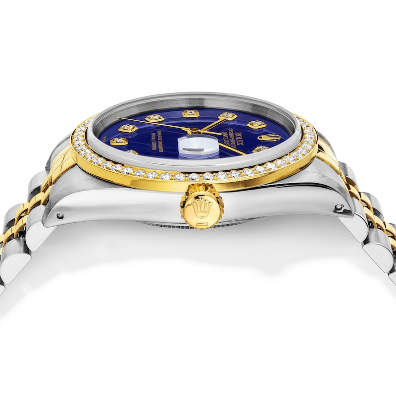 Main Image 4 of Previously Owned Men's Rolex Datejust 36 1 ct tw Diamond Two-Tone Automatic Watch (Model: 16233)