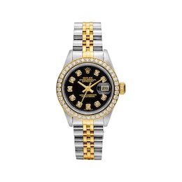 Previously Owned Women's Rolex Datejust 26 1 ct tw Diamond Two-Tone Automatic Watch (Model: 79173_A582864)