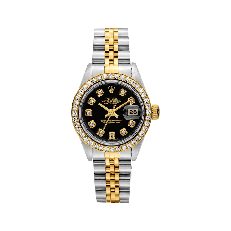Main Image 1 of Previously Owned Women's Rolex Datejust 26 1 ct tw Diamond Two-Tone Automatic Watch (Model: 79173_A582864)
