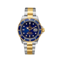 Previously Owned Men's Rolex Submariner Two-Tone Automatic Watch (Model: 16613_P985107)
