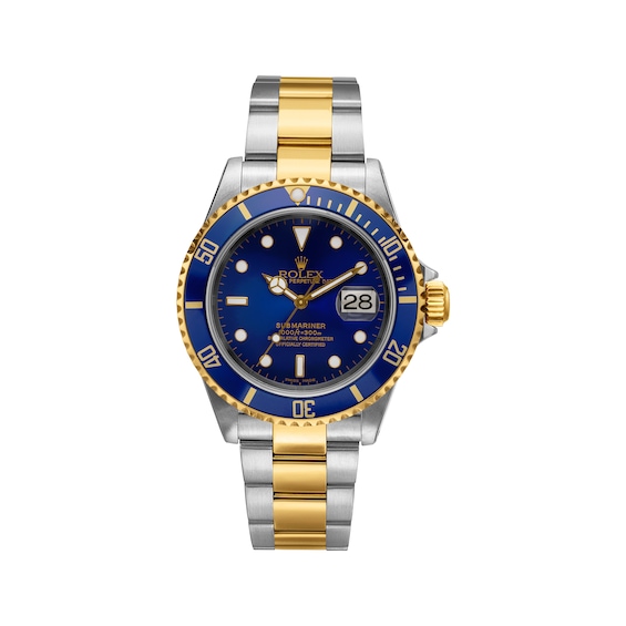 Previously Owned Men's Rolex Submariner Two-Tone Automatic Watch (Model: 16613_P985107)
