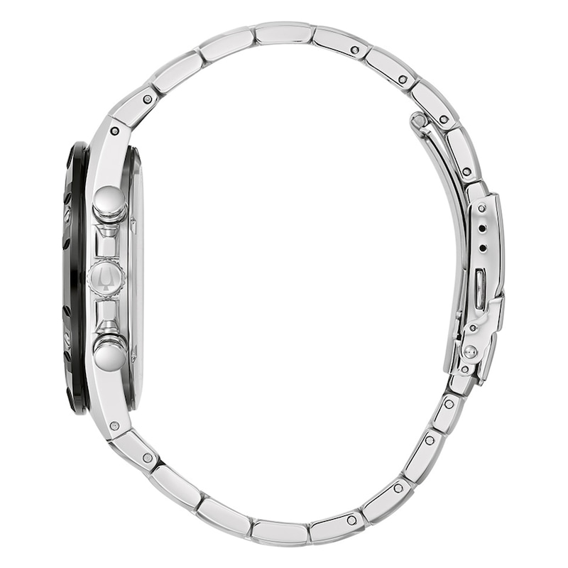 Main Image 2 of Previously Owned Bulova Men's Chronograph Stainless Steel Watch 98D170