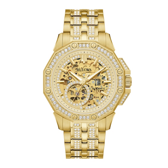 Previously Owned Bulova Crystal Octava Automatic Men's Watch 98A292
