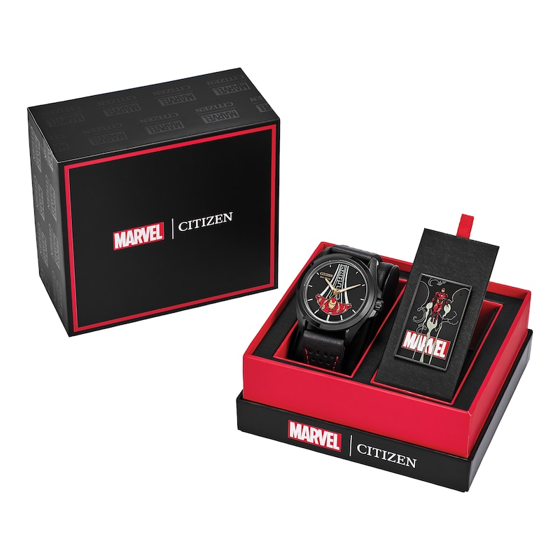 Main Image 4 of Citizen Marvel Iron Man Men's Watch Set AW2095-41W