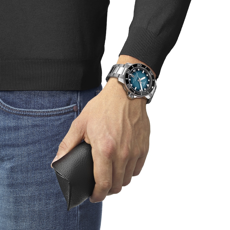 Main Image 2 of Previously Owned Tissot Seastar 2000 Professional Powermatic 80 Stainless Steel Men's Watch T1206071104100