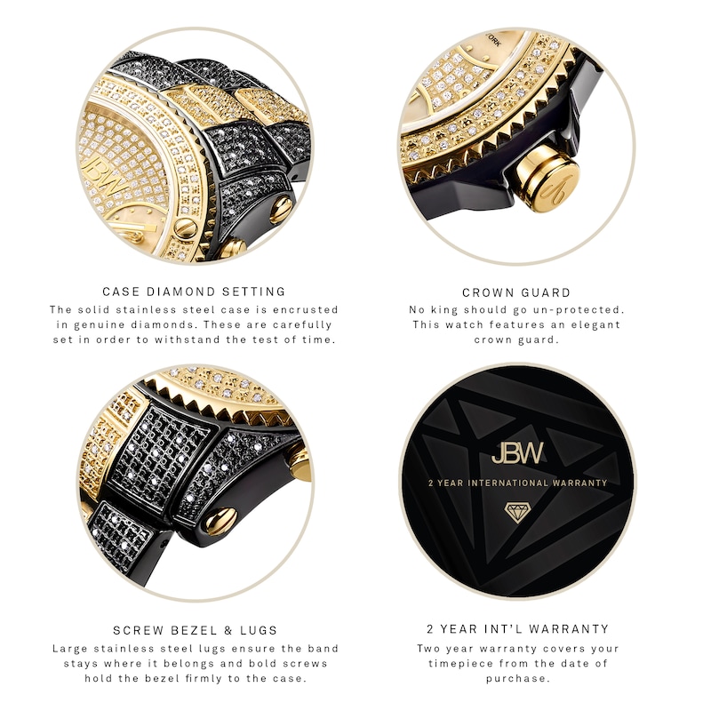 Main Image 4 of Previously Owned Men's JBW Jet Setter Watch JB-6213-D