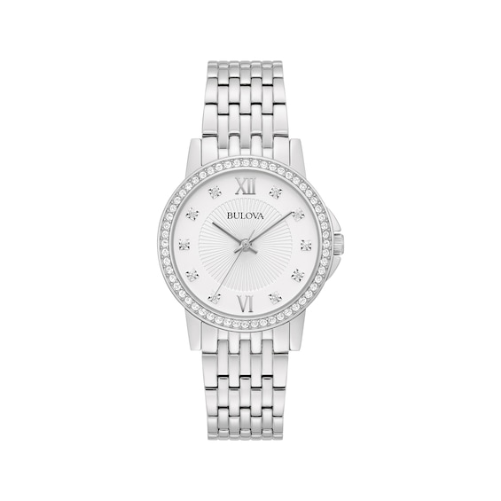 Previously Owned Bulova Classic Crystal Accent Women's Watch 96L297