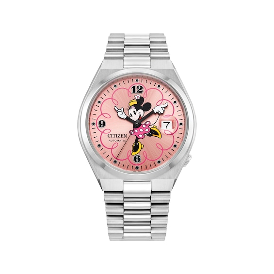 Previously Owned Disney x Citizen Tsuyosa Minnie Mouse Automatic Watch NJ0156-50W