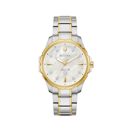 Previously Owned Bulova Marine Star Women's Watch 98P227