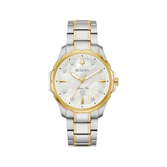 Previously Owned Bulova Marine Star Women's Watch 98P227