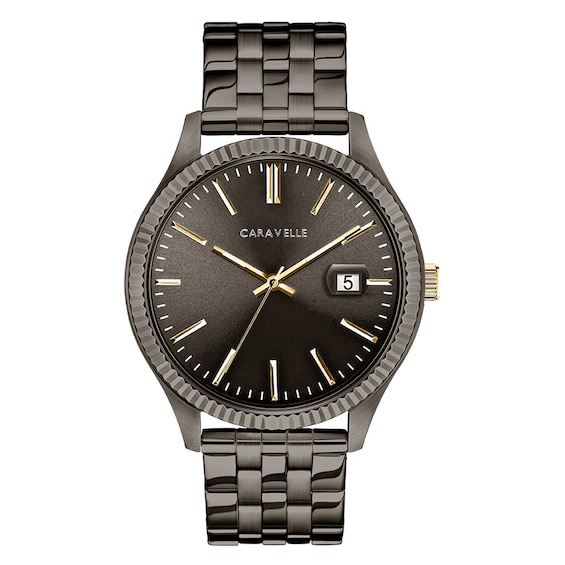 Previously Owned Caravelle by Bulova Men's Stainless Steel Watch 45B149