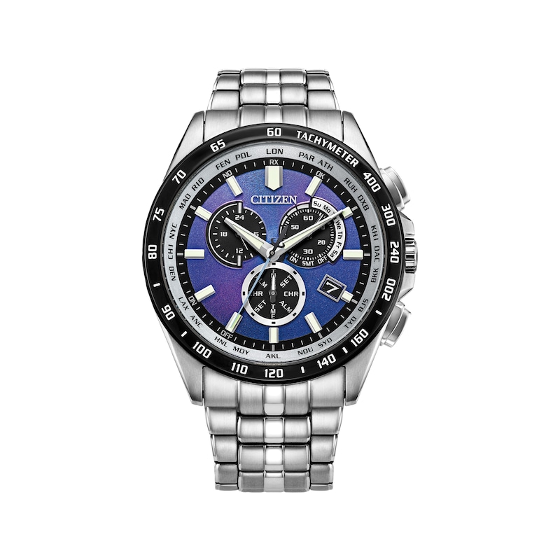 Main Image 1 of Previously Owned Citizen Sport Luxury UNITE with BLUE Chronograph Men's Watch CB5874-81L?