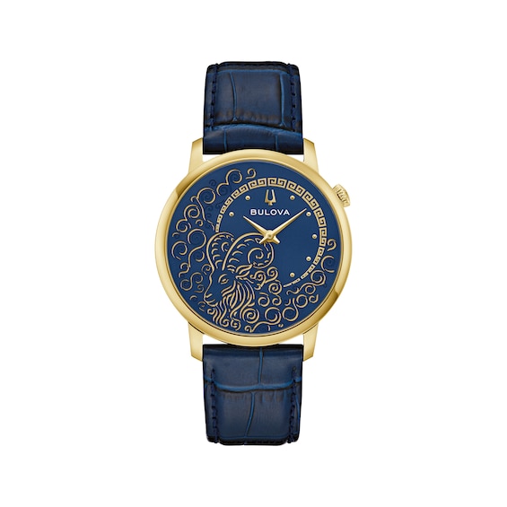 Bulova Classic Hudson Chinese Zodiac Year of the Goat 39mm Men's Watch 97A202