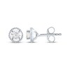 Thumbnail Image 3 of KAY Lab-Grown Diamonds Round-Cut Solitaire Stud Earrings 1/2 ct tw 10K White Gold (F/VS2)