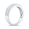 Thumbnail Image 2 of Adore Diamond Three-Row Anniversary Ring 1 ct tw 10K White Gold