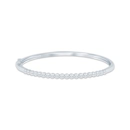 KAY Lab-Grown Diamonds Bangle Bracelet 2 ct tw 14K White Gold 7"