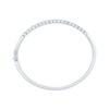 Thumbnail Image 3 of KAY Lab-Grown Diamonds Bangle Bracelet 2 ct tw 14K White Gold 7"