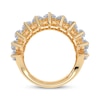 Thumbnail Image 3 of KAY Lab-Grown Diamonds Marquise, Oval & Round-Cut Stacked Fashion Ring 10 ct tw 14K Yellow Gold