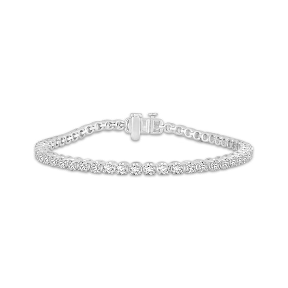 KAY Lab-Grown Diamonds Tennis Bracelet 5 ct tw 10K White Gold 7"