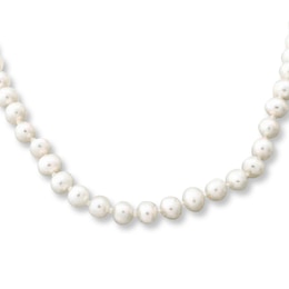 Children's Necklace Cultured Pearl 14K Yellow Gold 13&quot;