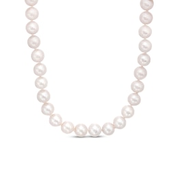 Cultured Pearl Necklace 10K Yellow Gold