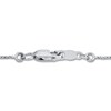 Cultured Pearl & White Topaz Necklace 18"