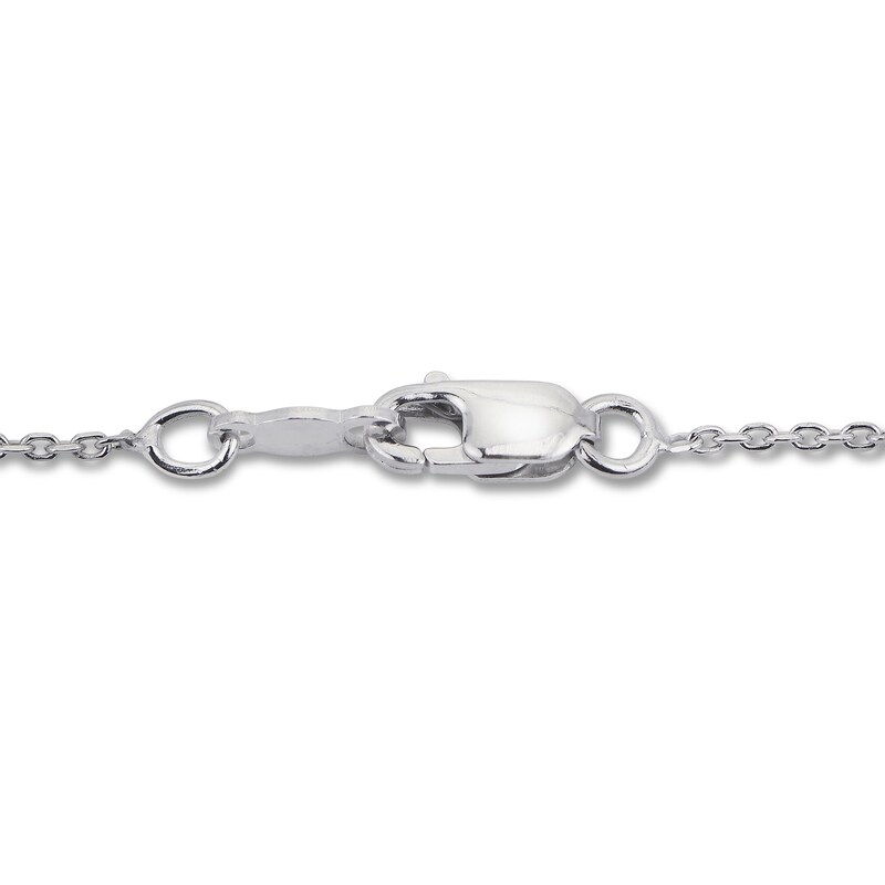 Main Image 3 of Freshwater Cultured Pearl Heart Necklace Sterling Silver 18"