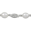 Freshwater Cultured Pearl Necklace Sterling Silver 18"
