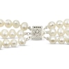 Thumbnail Image 1 of Triple Strand Cultured Pearl Necklace Sterling Silver