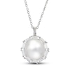 Freshwater Cultured Pearl Boxed Set White Topaz Sterling Silver