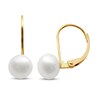 Thumbnail Image 0 of Freshwater Cultured Pearl Hoop Earrings 14K Yellow Gold