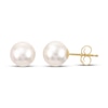 Thumbnail Image 1 of Akoya Cultured Pearl Stud Earrings 14K Yellow Gold