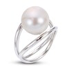 Cultured Pearl Cocktail Ring Sterling Silver