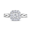 Thumbnail Image 3 of THE LEO Diamond Princess-Cut Engagement Ring 3/4 ct tw 14K White Gold
