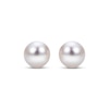 Thumbnail Image 2 of 9-9.5mm Cultured Pearl Stud Earrings 14K Yellow Gold