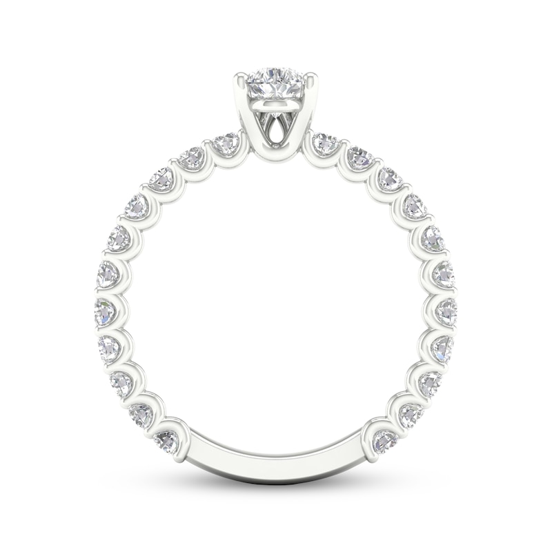 Pear-Shaped Diamond Engagement Ring 1-1/4 ct tw 14K White Gold