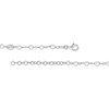 Thumbnail Image 2 of Cultured Pearl Chain Link Necklace Sterling Silver 17.5”