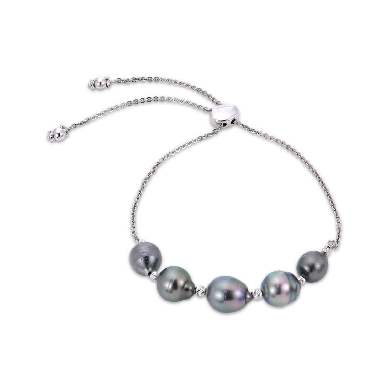 Tahitian Cultured Pearl Beaded Bolo Bracelet