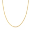 Thumbnail Image 1 of Semi-Solid Miami Cuban Curb Chain Necklace & Bracelet Set 10K Yellow Gold