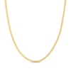 Thumbnail Image 2 of Semi-Solid Miami Cuban Curb Chain Necklace & Bracelet Set 10K Yellow Gold