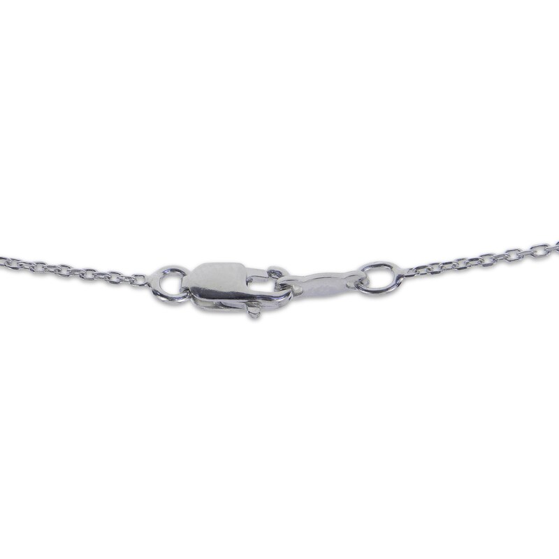 Cultured Pearl & Black Onyx Necklace Sterling Silver 18"