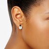 Thumbnail Image 3 of Cultured Pearl & Black Onyx Earrings Sterling Silver