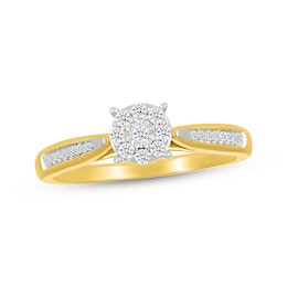 Diamond Promise Ring 1/6 ct tw 10K Yellow Gold