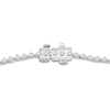 Thumbnail Image 3 of Diamond Riviera Necklace 3 ct tw 10K White Gold 17"