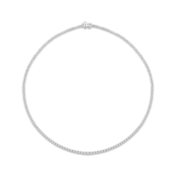 Diamond Riviera Necklace 2 ct tw 10K White Gold 17"