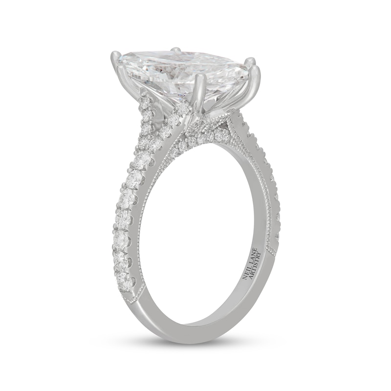 Main Image 2 of Neil Lane Artistry Marquise-Cut Lab-Grown Diamond Engagement Ring 4-5/8 ct tw 14K White Gold