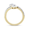 Thumbnail Image 3 of KAY Lab-Grown diamonds Crossover Ring 1 ct tw 14K Yellow Gold